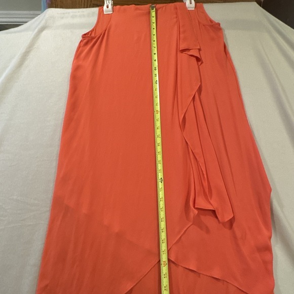 BCBG MaxAzria Asymmetrical Layer Drape Tail Hailey Dress  Size M Y2K - Picture 7 of 8